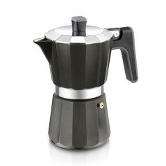 Cafetera acero Bra A170482, 6 tazas perfecta