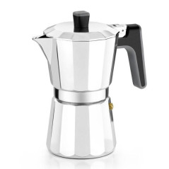 Cafetera acero Bra A170484, 12 tazas perfecta