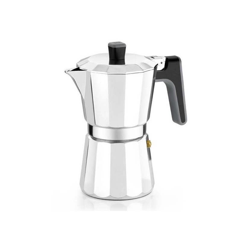 Cafetera acero Bra A170484, 12 tazas perfecta