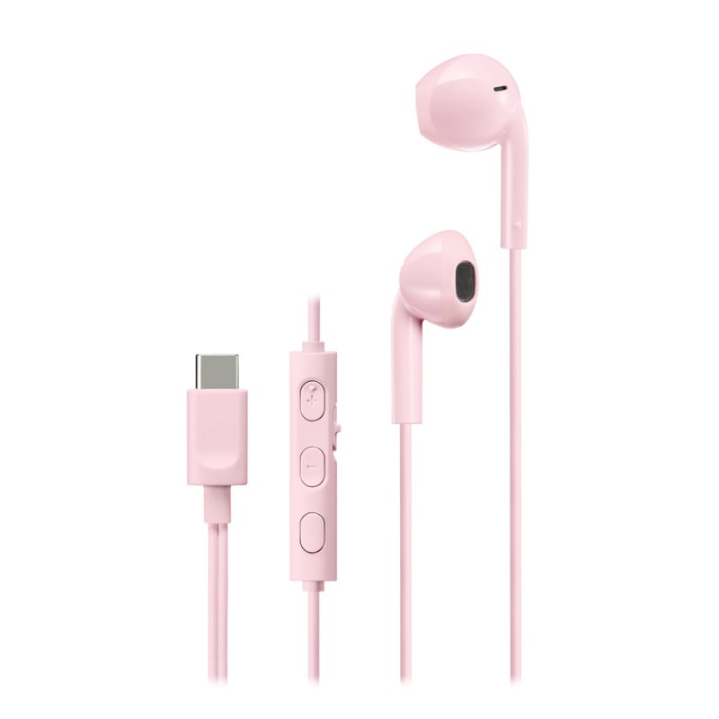 HA-FR17UC Auriculares Alámbrico Dentro de oído Llamadas/Música USB Tipo C Rosa