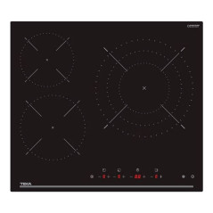 Vitroceramica Teka TBC63120TTCBK, 3 Zonas, 60cm