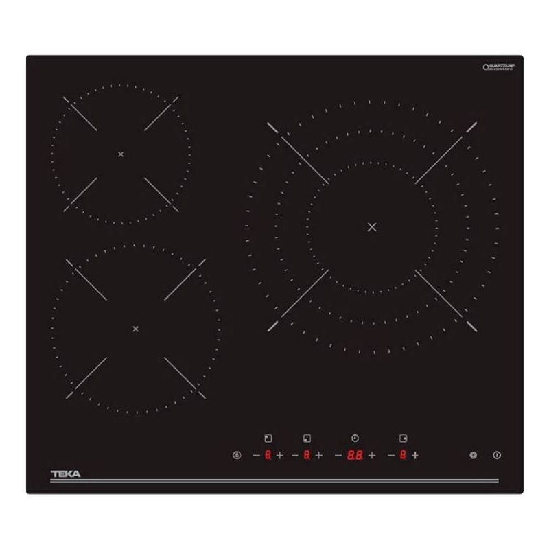Vitroceramica Teka TBC63120TTCBK, 3 Zonas, 60cm