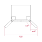 Frigorifico SbS Teka RLF74917, 178x91cm, E, NF, Cr