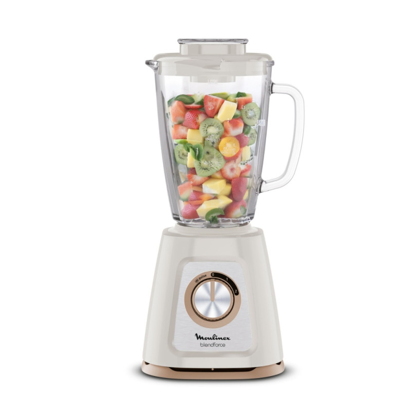 Batidora vaso Moulinex LM430A10, 800w, 1,75L, crem
