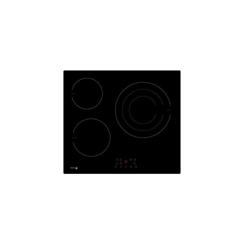 Vitroceramica Fagor 3VFT30AC, 3 zonas, 60cm
