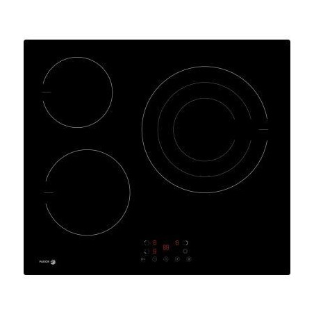 Vitroceramica Fagor 3VFT30AC, 3 zonas, 60cm