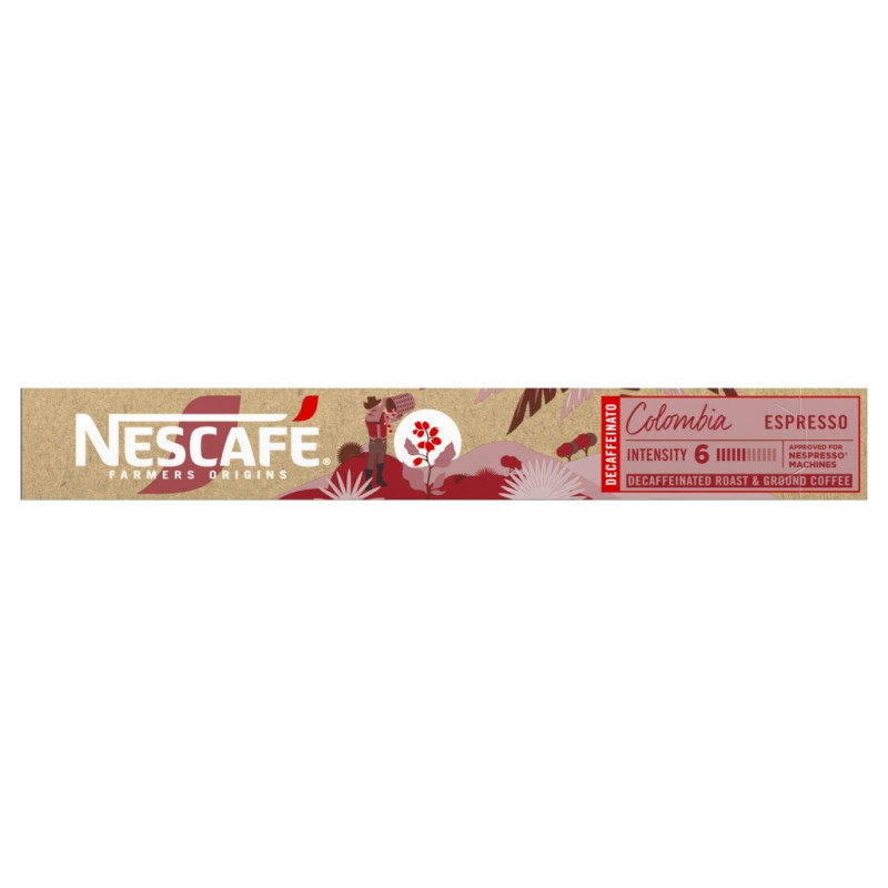 Capsula Nescafe Farmers Origins Colombia decaf, 10