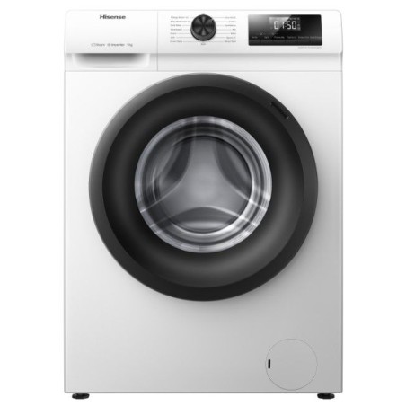 Lavadora Hisense WFQP901418VM, 9kg, 1400rpm, B, Bl