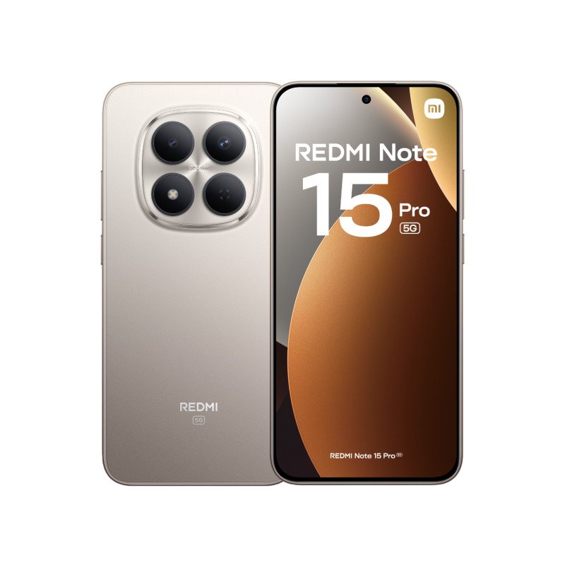 Redmi Note 15 Pro 5G 17,4 cm (6.83) SIM doble USB Tipo C 12 GB 512 GB 6580 mAh Titanio