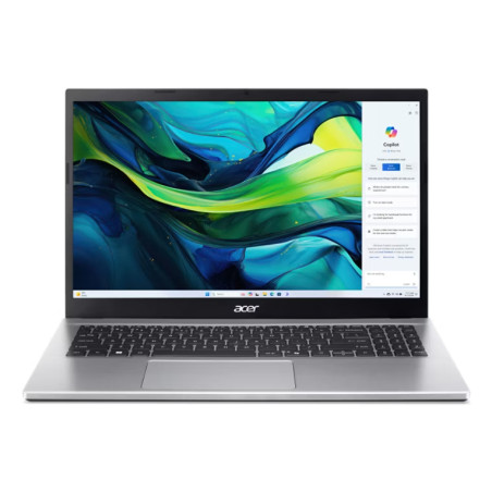 Aspire Go 15 AG15-42P-R682 AMD Ryzen 5 5625U Portátil 39,6 cm (15.6) Full HD 16 GB DDR4-SDRAM 512 GB SSD Wi-Fi 6 (802.11ax) Windows 11 Home Plata
