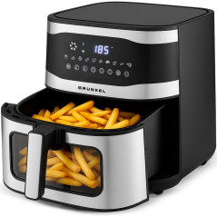 Freidora Airfry Grunkel MAXISTEELFRYER, 9L, 1800w