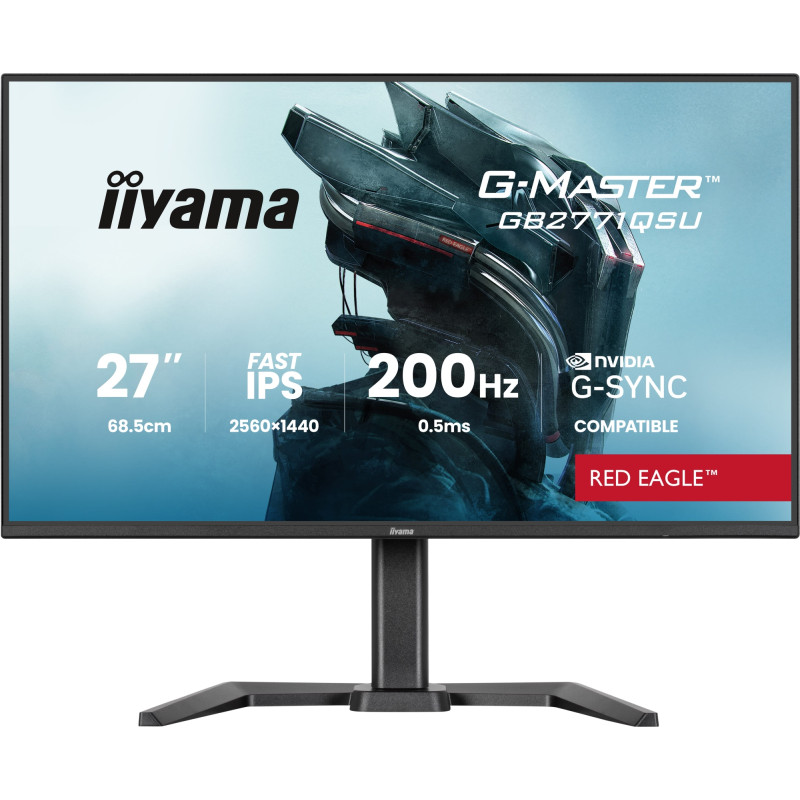 G-MASTER GB2771QSU-B1 pantalla para PC 68,6 cm (27) 2560 x 1440 Pixeles Wide Quad HD Negro