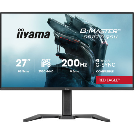 G-MASTER GB2771QSU-B1 pantalla para PC 68,6 cm (27) 2560 x 1440 Pixeles Wide Quad HD Negro