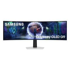 G93SD pantalla para PC 124,5 cm (49) 5120 x 1440 Pixeles Dual QHD OLED Plata