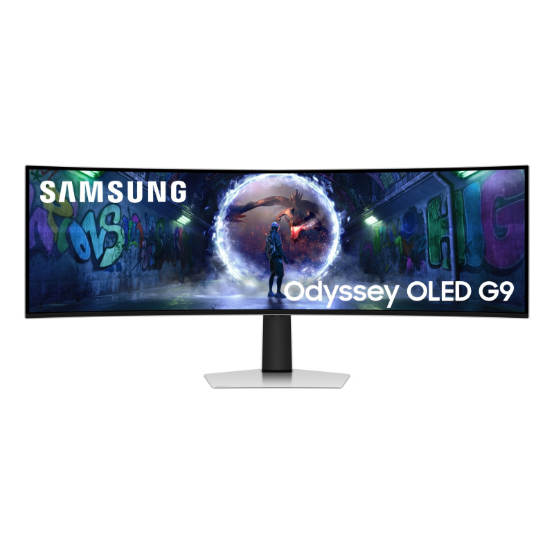 G93SD pantalla para PC 124,5 cm (49) 5120 x 1440 Pixeles Dual QHD OLED Plata