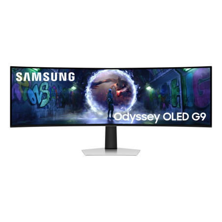 G93SD pantalla para PC 124,5 cm (49) 5120 x 1440 Pixeles Dual QHD OLED Plata