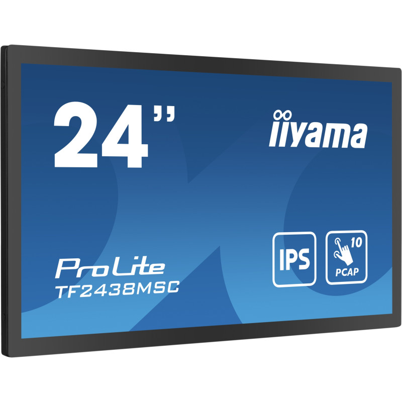 TF2438MSC-B1 pantalla para PC 60,5 cm (23.8) 1920 x 1080 Pixeles Full HD LED Pantalla táctil Negro