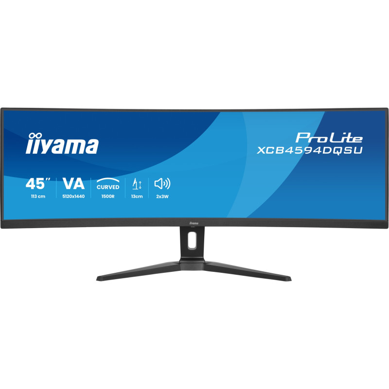 ProLite XCB4594DQSU-B1 pantalla para PC 113 cm (44.5) 5120 x 1440 Pixeles Dual QHD LED Negro