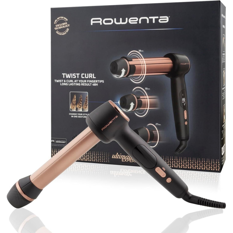 Moldeador Rowenta CF4620E0, Rizador de pelo, 4 aju