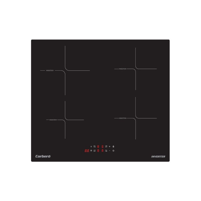 Induccion Corbero CCIM472, 4 Zonas, 60cm
