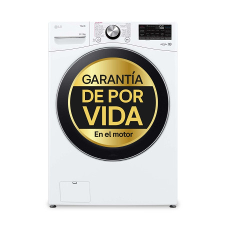 Lavadora LG F0P3CYV2W, 20kg, 1100rpm, E, Blanco, T