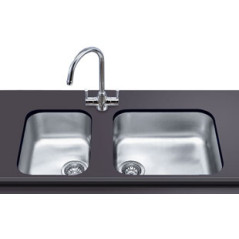 Fregadero Smeg UM45, 1C, Inox, 45X40x18,