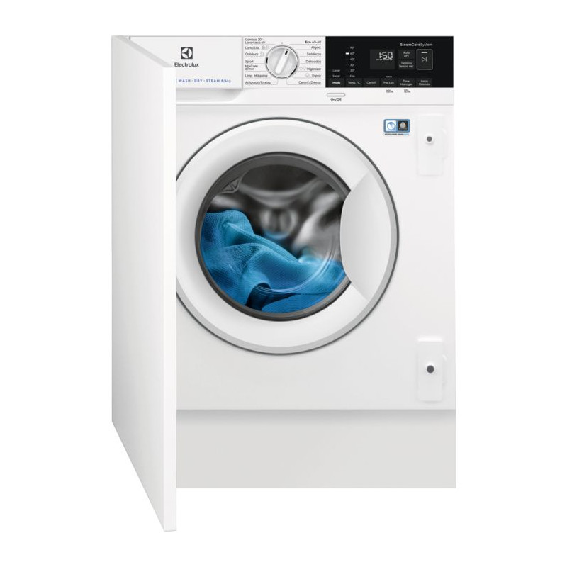 Lavasecadora Electrolux EN7W4862OF, 8/4kg, 1600rpm