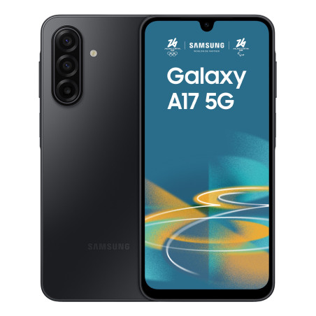 Galaxy A17 5G 17 cm (6.7) Ranura híbrida Dual SIM Android 15 USB Tipo C 4 GB 128 GB 5000 mAh Negro