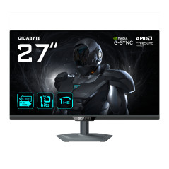 G27UP Monitor de juego 27 4K UHD - Modo dual (4K 160Hz o FHD 320Hz), 3840 x 2160, 1ms, 400 cd/m², FreeSync Premium, HDR10, HDMI 2.1, DisplayPort 1.4