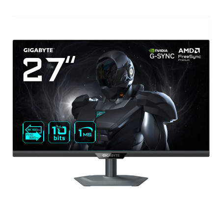 G27UP Monitor de juego 27 4K UHD - Modo dual (4K 160Hz o FHD 320Hz), 3840 x 2160, 1ms, 400 cd/m², FreeSync Premium, HDR10, HDMI 2.1, DisplayPort 1.4