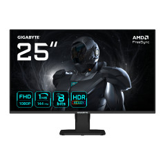 GS25F14 Monitor Gaming FHD de 25 - 1920 x 1080, 144Hz, 1ms, 300 cd/m², Display HDR 10, HDMI 2.0, DisplayPort 1.2