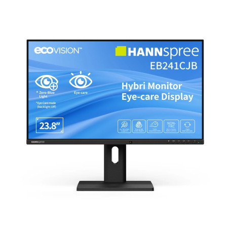 Hybri Monitor EB241CJB pantalla para PC 60,5 cm (23.8) 1920 x 1080 Pixeles Full HD LCD Negro