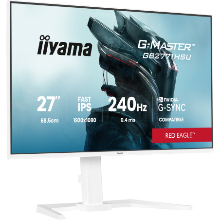 G-MASTER GB2771HSU-W1 pantalla para PC 68,6 cm (27) 1920 x 1080 Pixeles Full HD LCD Blanco