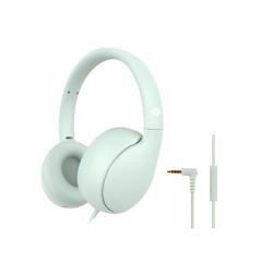 PARRIS04GT auricular y casco Auriculares Alámbrico Diadema Llamadas/Música Verde claro