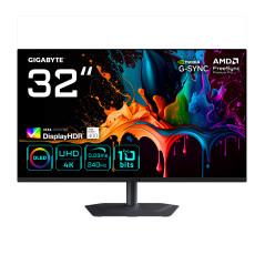 MO32U2 Monitor Gaming OLED 32 4K UHD - 3840 x 2160, 240Hz, 0.03ms, 250 cd/m², G-Sync Compatible, FreeSync Premium Pro, Display HDR True Black 400, HDMI 2.1, DisplayPort 1.4