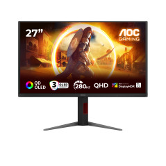 G4 Q27G4ZD pantalla para PC 67,3 cm (26.5) 2560 x 1440 Pixeles Quad HD QD-OLED Negro, Rojo