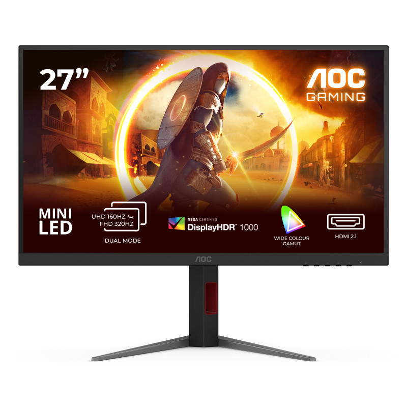 G4 U27G4XM pantalla para PC 68,6 cm (27) 3840 x 2160 Pixeles 4K Ultra HD LED Negro, Rojo
