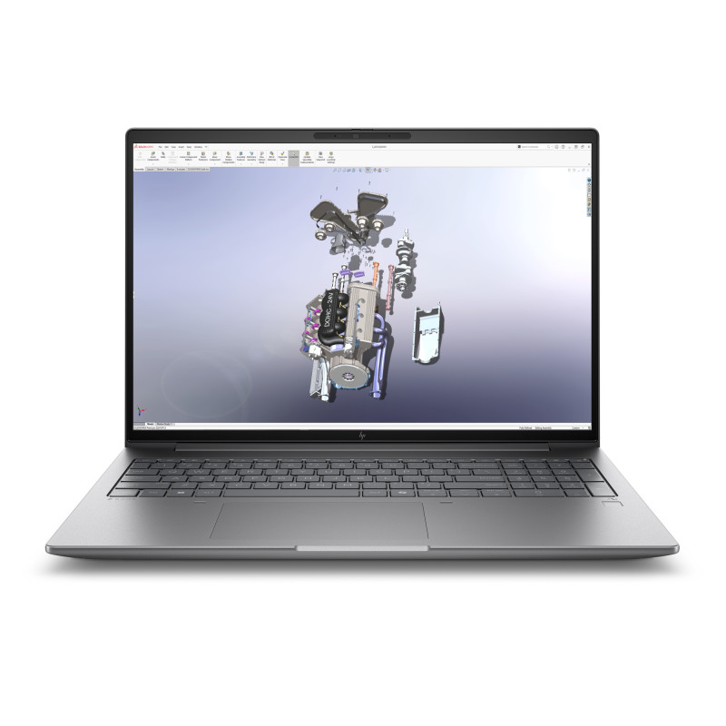 Zbook X G1i Intel Core Ultra 7 255H Estación de trabajo móvil 40,6 cm (16) WUXGA 32 GB DDR5-SDRAM 1 TB SSD NVIDIA RTX PRO 1000 Blackwell Wi-Fi 7 (802.11be) Windows 11 Pro AI Workstation, AI PC Plata