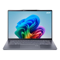 Swift Go 14 AI SFG14-01-X962 Snapdragon X1P-42-100 Portátil 36,8 cm (14.5) WUXGA 16 GB LPDDR5x-SDRAM 1 TB SSD Wi-Fi 7 (802.11be) Windows 11 Home Gris