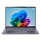 Swift Go 14 AI SFG14-01-X962 Snapdragon X1P-42-100 Portátil 36,8 cm (14.5) WUXGA 16 GB LPDDR5x-SDRAM 1 TB SSD Wi-Fi 7 (802.11be) Windows 11 Home Gris