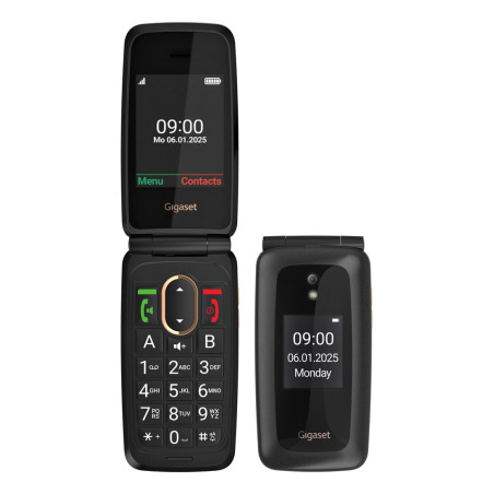 GL795 7,11 cm (2.8) 142 g Negro Teléfono para personas mayores