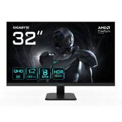 GS32QA Monitor Gaming 32 QHD - 2560 x 1440, 180Hz, 1ms, 300 cd/m², FreeSync Premium, HDR Ready, HDMI 2.0, DisplayPort 1.4