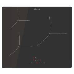 Induccion Edesa EIT6328RA, 3 zonas, borde rodondo