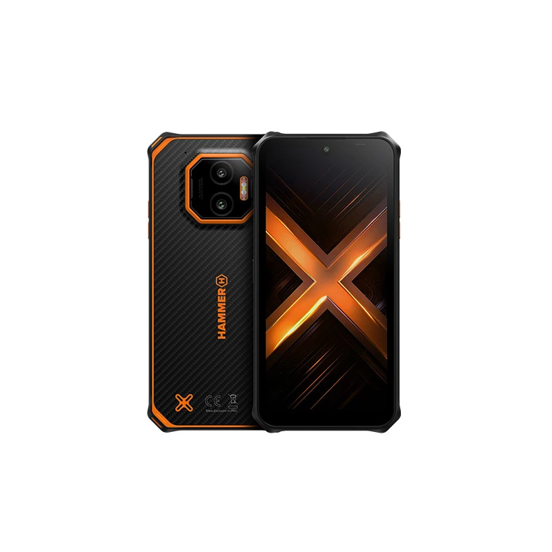 Energy X2 5G 6/128 GB 15,5 cm (6.1) SIM doble Android 15 USB Tipo C 6 GB 5000 mAh Negro, Naranja