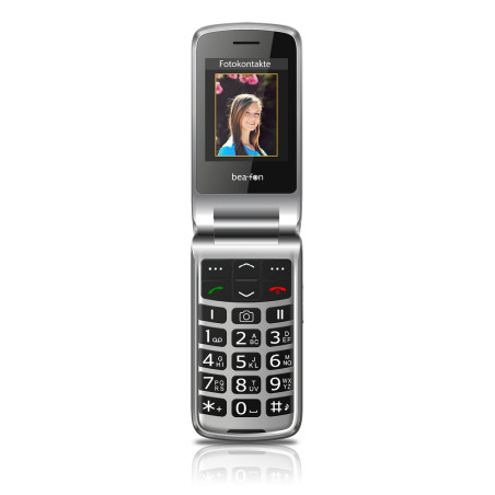 SL645plus LTE 7,11 cm (2.8) 120 g Negro, Plata Teléfono con cámara