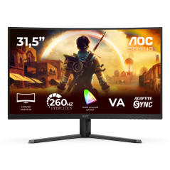 G4 C32G42ZE pantalla para PC 80 cm (31.5) 1920 x 1080 Pixeles Full HD LED Negro, Rojo