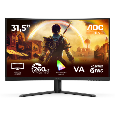 G4 C32G42ZE pantalla para PC 80 cm (31.5) 1920 x 1080 Pixeles Full HD LED Negro, Rojo
