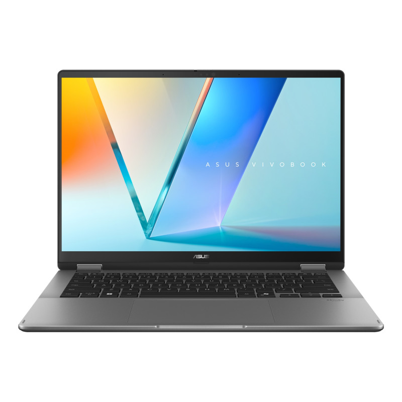 Vivobook 14 Flip OLED TP3407SA-SG180W Copilot+ PC - Ordenador Portátil 14 WUXGA (Intel Core Ultra 7 258V, 32GB RAM, 1TB SSD, Arc Graphics 140V, Windows 11 Home) Gris Mate - Teclado QWERTY español