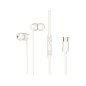 BRENDAN03W auricular y casco Auriculares Alámbrico Dentro de oído Llamadas/Música USB Tipo C Blanco
