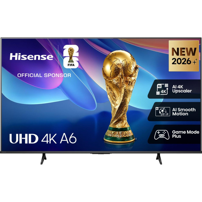 43A6S 109,2 cm (43) 4K Ultra HD Smart TV Wifi Negro